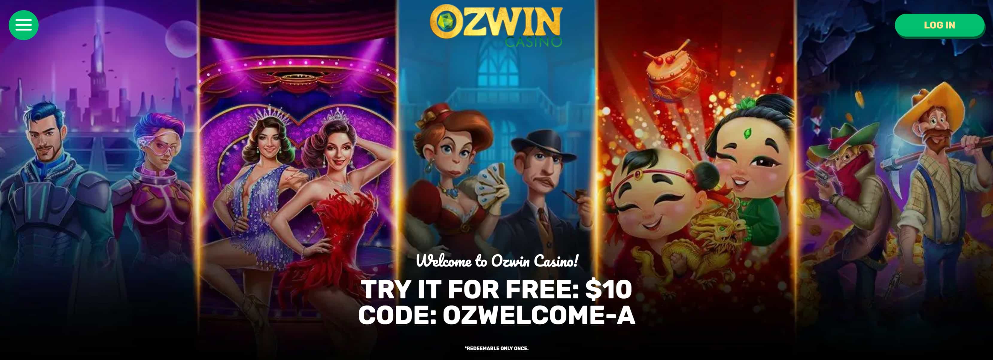 Ozwin Casino Sign up
